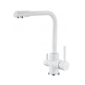 3-utas hajlított, matt gránit fehér csaptelep víztisztítóhoz