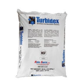 Turbidex (Filter AG Plus) Szilárd anyagok, ammónia és nehézfém eltávolítása, 28.3 l