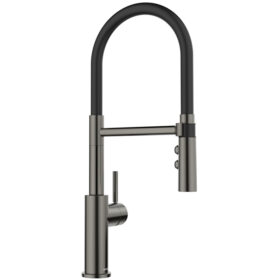 BLANCO CATRIS-S Flexo – zuhanyfunkciós satin dark steel