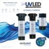 KINGLIGHT-25 LED UV lámpa 3/4"