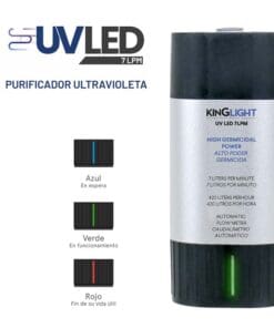 KINGLIGHT-7 LED UV lámpa 1/4" - 3/8" Quick